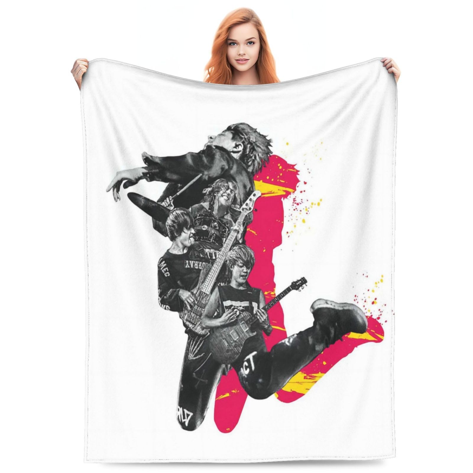 Amazon｜写真 ブランケット 昼寝ブランケット Ok Rock ワンオクロック